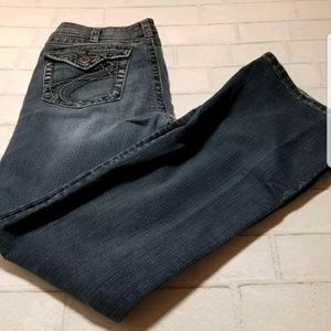 Women's SILVER JEANS Boot Flap Pocket Jeans